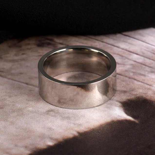 Мужские и женские кольца из нержавеющей стали серебристого цвета 8 мм|Кольца| |