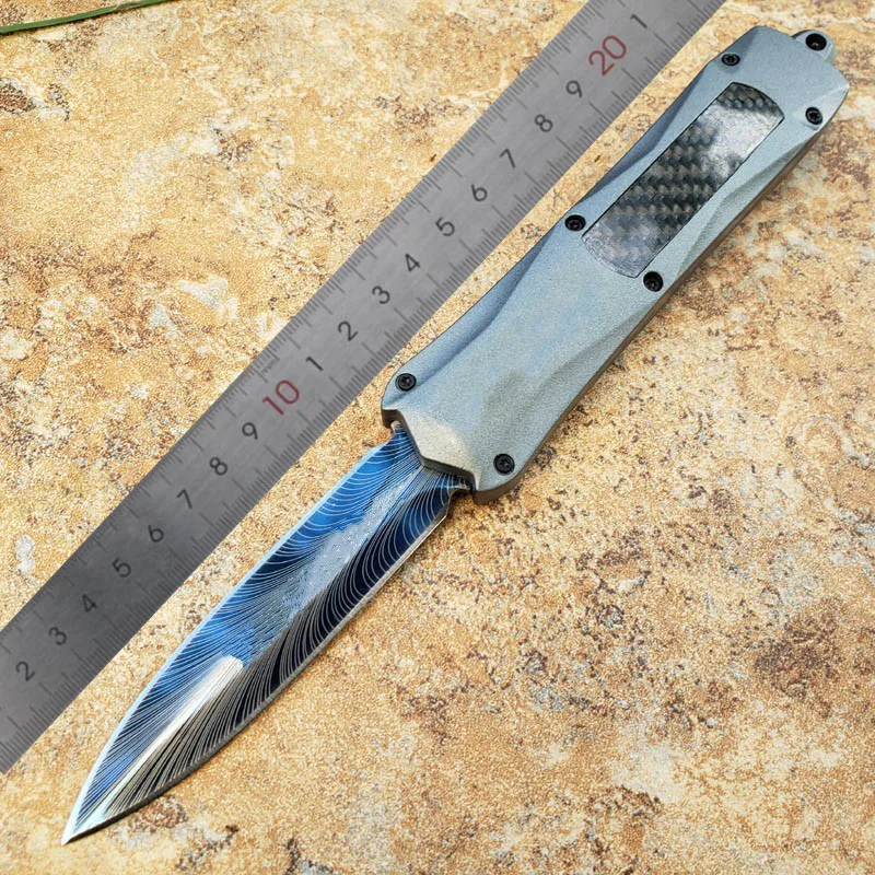 Складной нож Micro 3300 лезвие 440 ручка из алюминиевого сплава цинка и углеродного