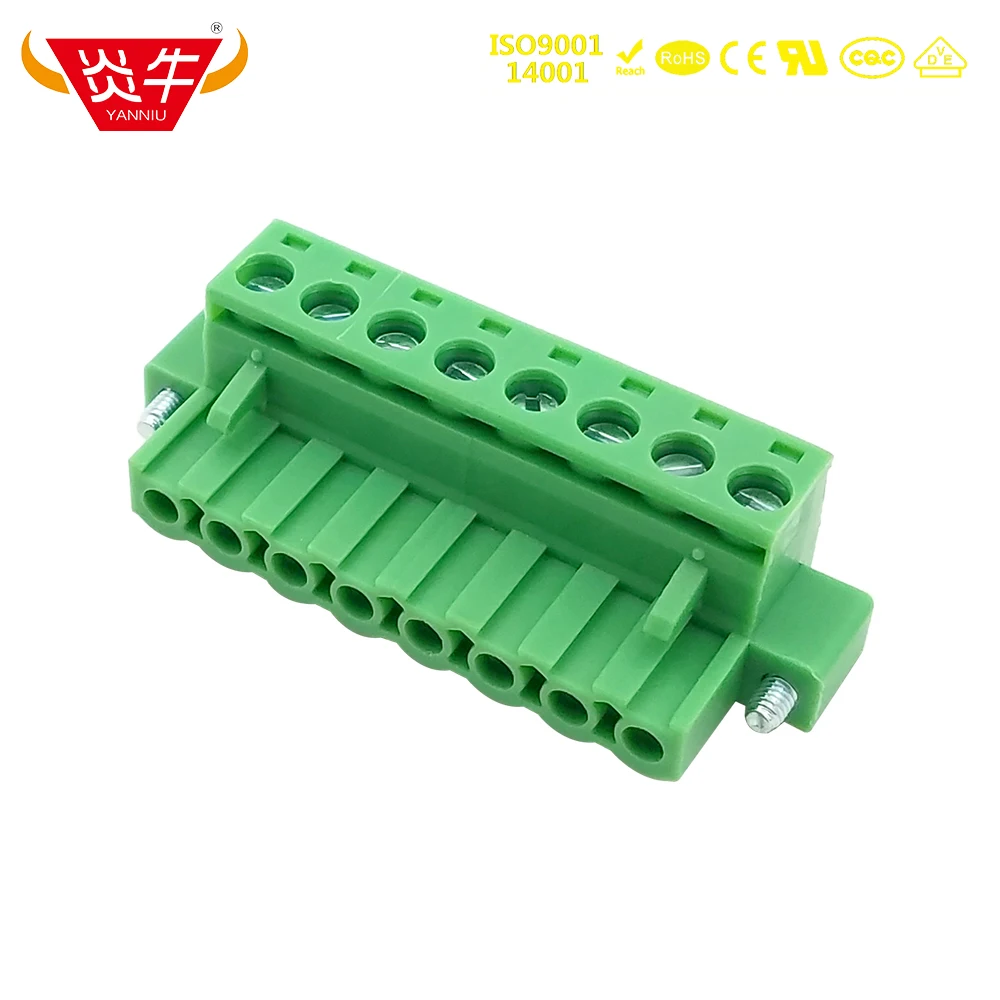 KF2EDGKM 5.08 2P ~ 12P PCB CONNECTOR PLUG-IN TERMINAL BlOCK 2EDGKM 5.08mm 2PIN MSTB 2 5 STF 1777989 PHOENIX CONTACT DEGSON KEFA |