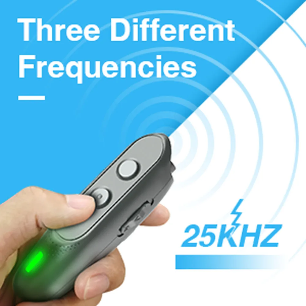 

Electric Handheld Anti-barking Tool Stop Barking Ultrasonic LED Dog Training Device Waterproof Dog Trainer