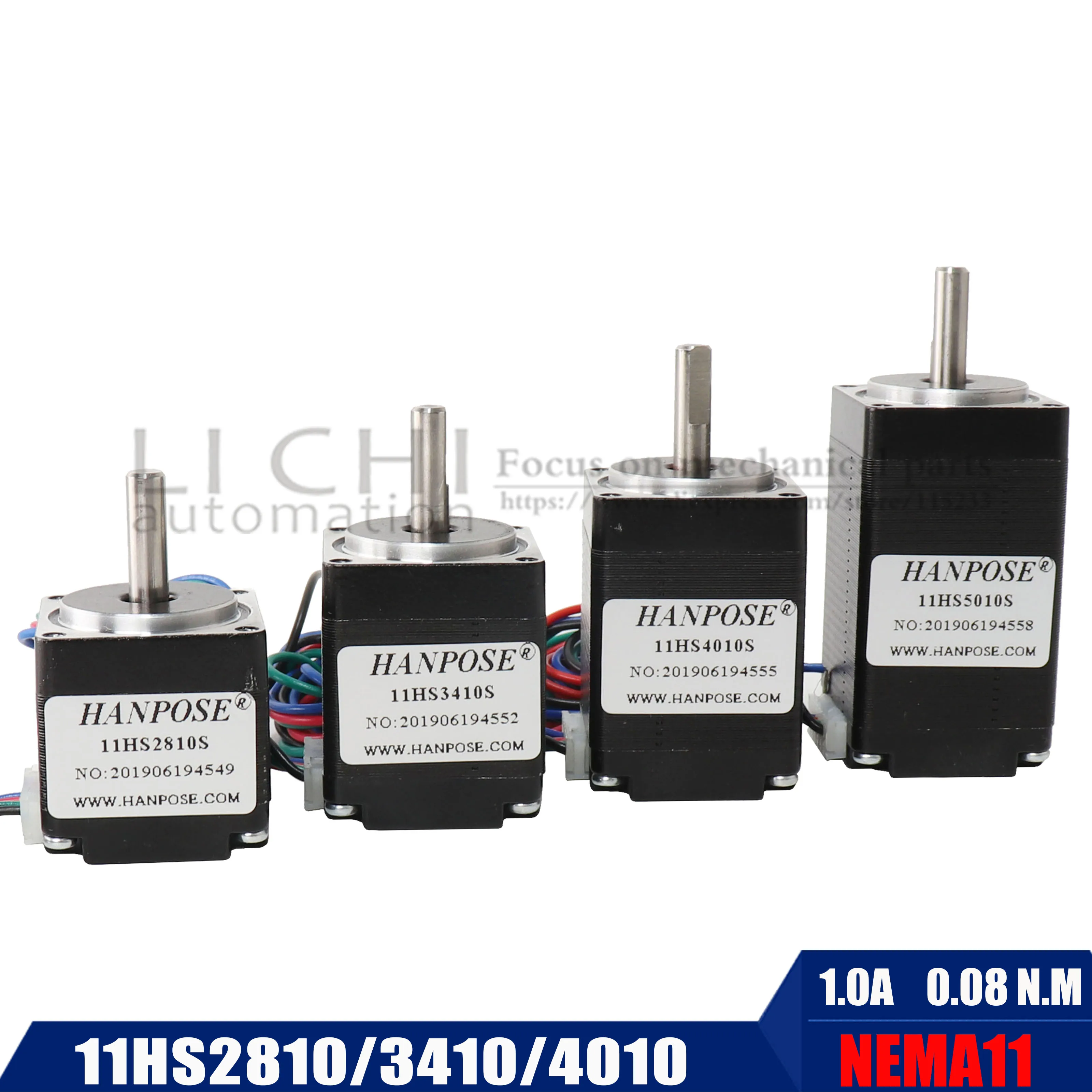 Nema11 шаговый двигатель 11HS2810 3410 4010 1 8 градусов 0.08N.m мельница лазерная гравировка