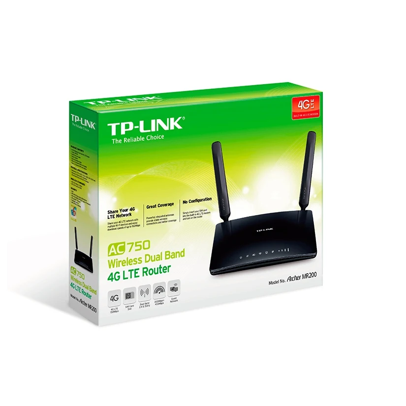 Wi-Fi роутер TP-LINK Archer MR200 AC750 | Компьютеры и офис