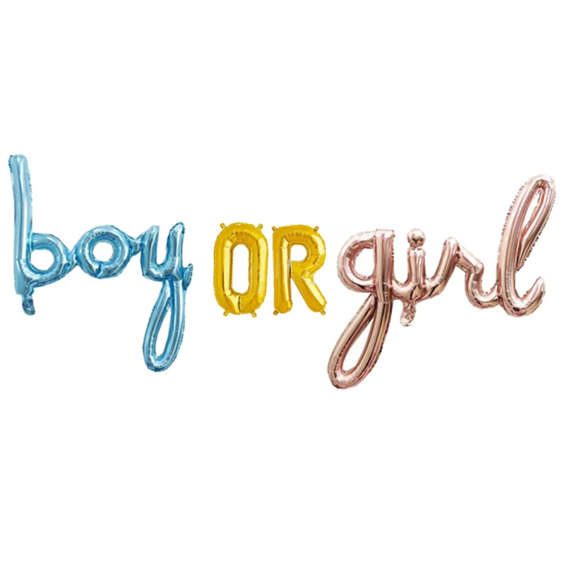 

36 inch boy or girl balloon perfect circle gender reveal balloon party baby boy girl party layout baby shower balloons
