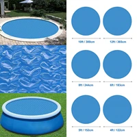 pool cover swimming round pool solar waterproof dust protector with rope insulation accessor for home indoor outdoor in summer