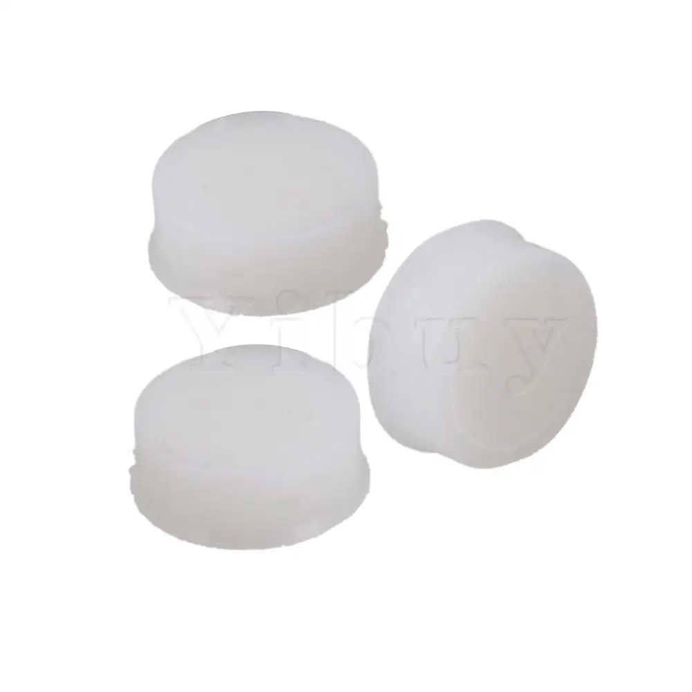 Yibuy 50pcs Universal Silicone Plugs for Open Flute Music Tool White 7.5x2.6mm | Спорт и развлечения