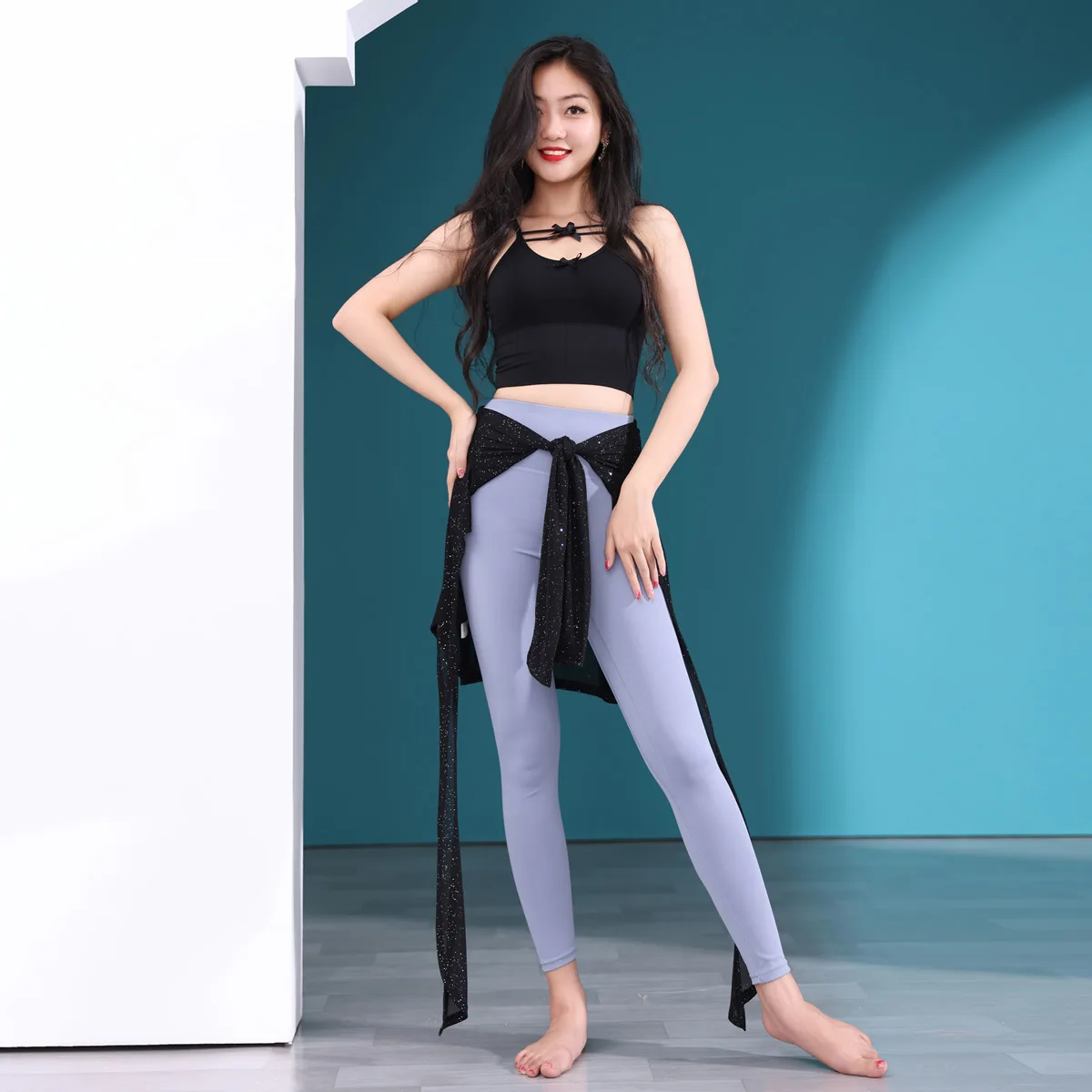 

Belly Dance Pants Spring and Summer Dance Practice Pants Women's Fitness Stretch Yoga Peach Hip Slim Pants 2021 Belly Dance