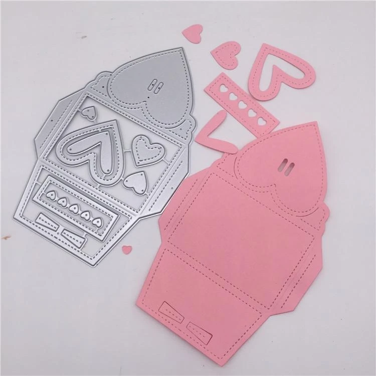 

Любовь конверт металлические Вырубные штампы для скрапбукинга альбома бумаги с тиснением