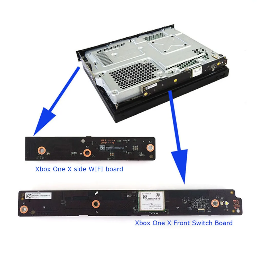 

Новый модуль для Xbox One X WIFI, запасные части для платы сетевой карты, модуль приема для игровых аксессуаров Xbox One X