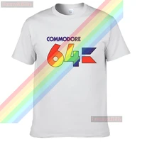 colorful logo commodore 64 classic men women summer 100 cotton black tees male newest top popular normal tee shirts unisex