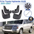Брызговики для Toyota Highlander XU20 2001  2007, 4x крыло брызговиков