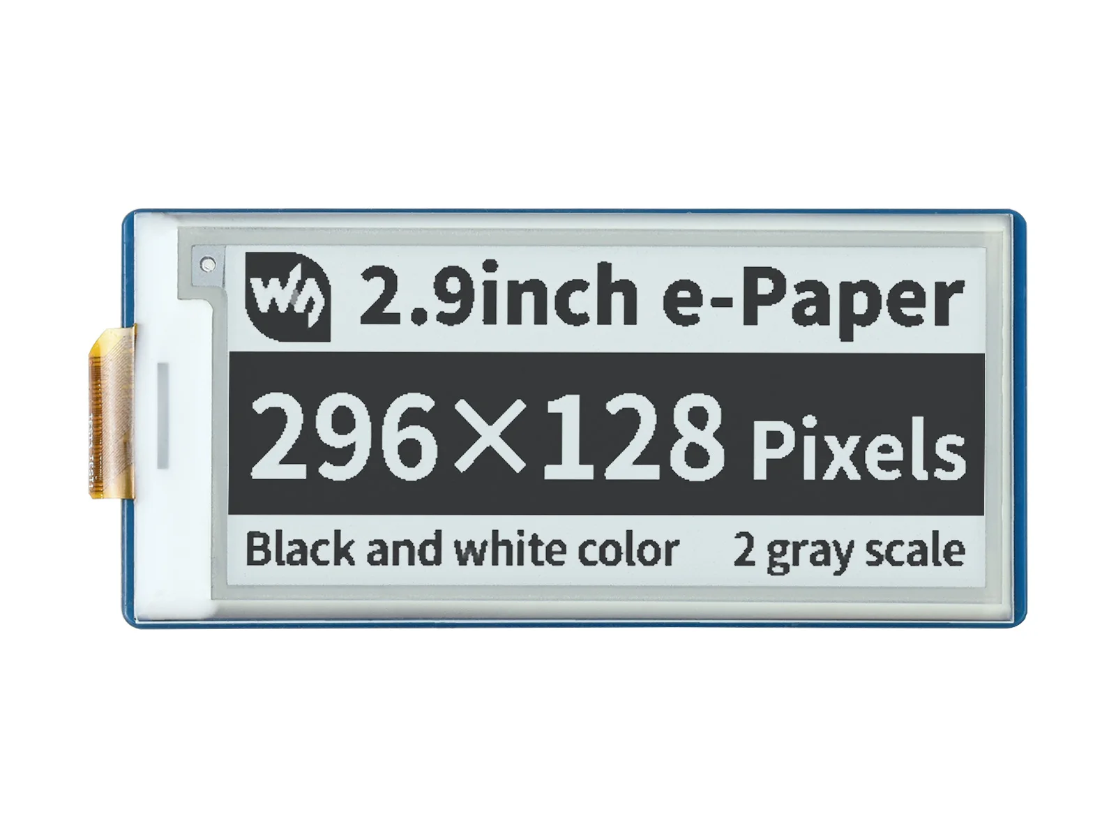

Waveshare 2,9 дюймовый E-Paper E-Ink модуль дисплея для Raspberry Pi Pico, 296*128, черный/белый, SPI