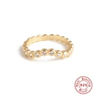 Женское Обручальное Кольцо Romad, обручальное кольцо из настоящего серебра 925 пробы, свадебная бижутерия, W5
