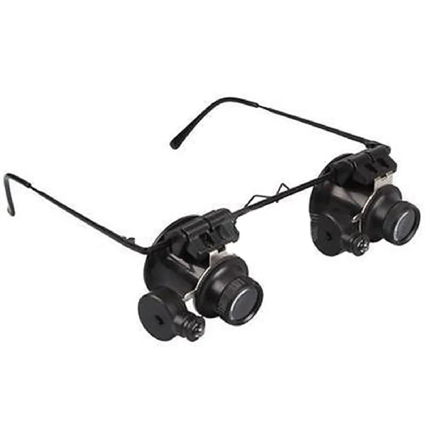 2.5x 3.5x ajustável 5 lente lupa led