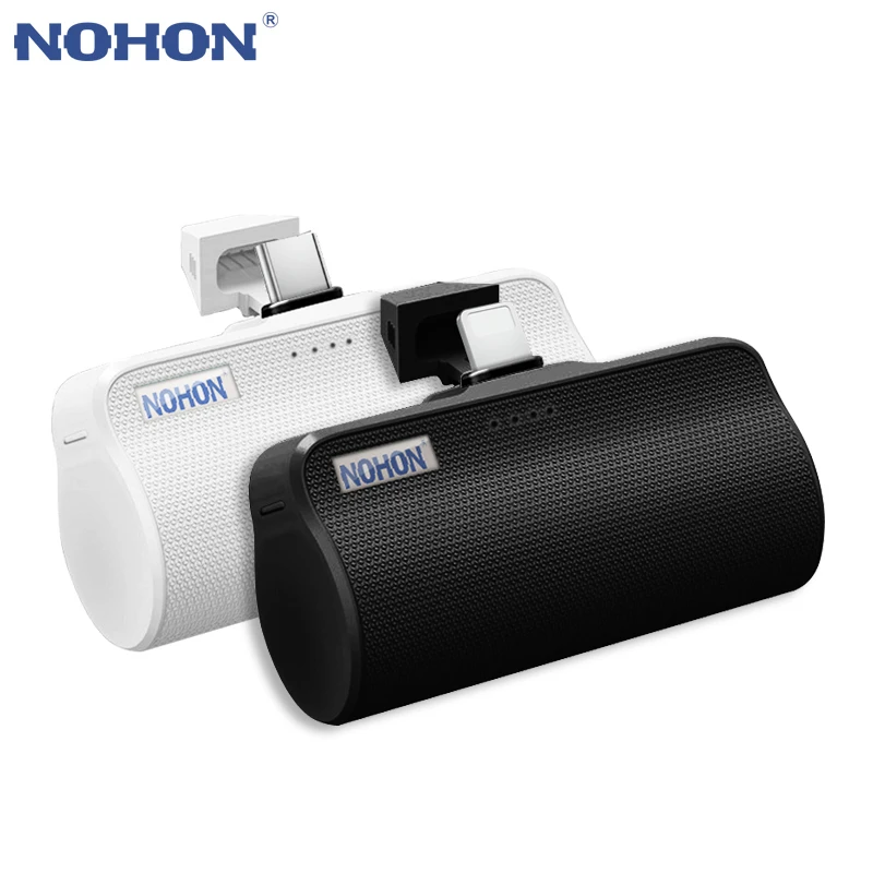 Внешний мини аккумулятор NOHON на 3000 мА · ч с USB Type C|Внешние аккумуляторы| |