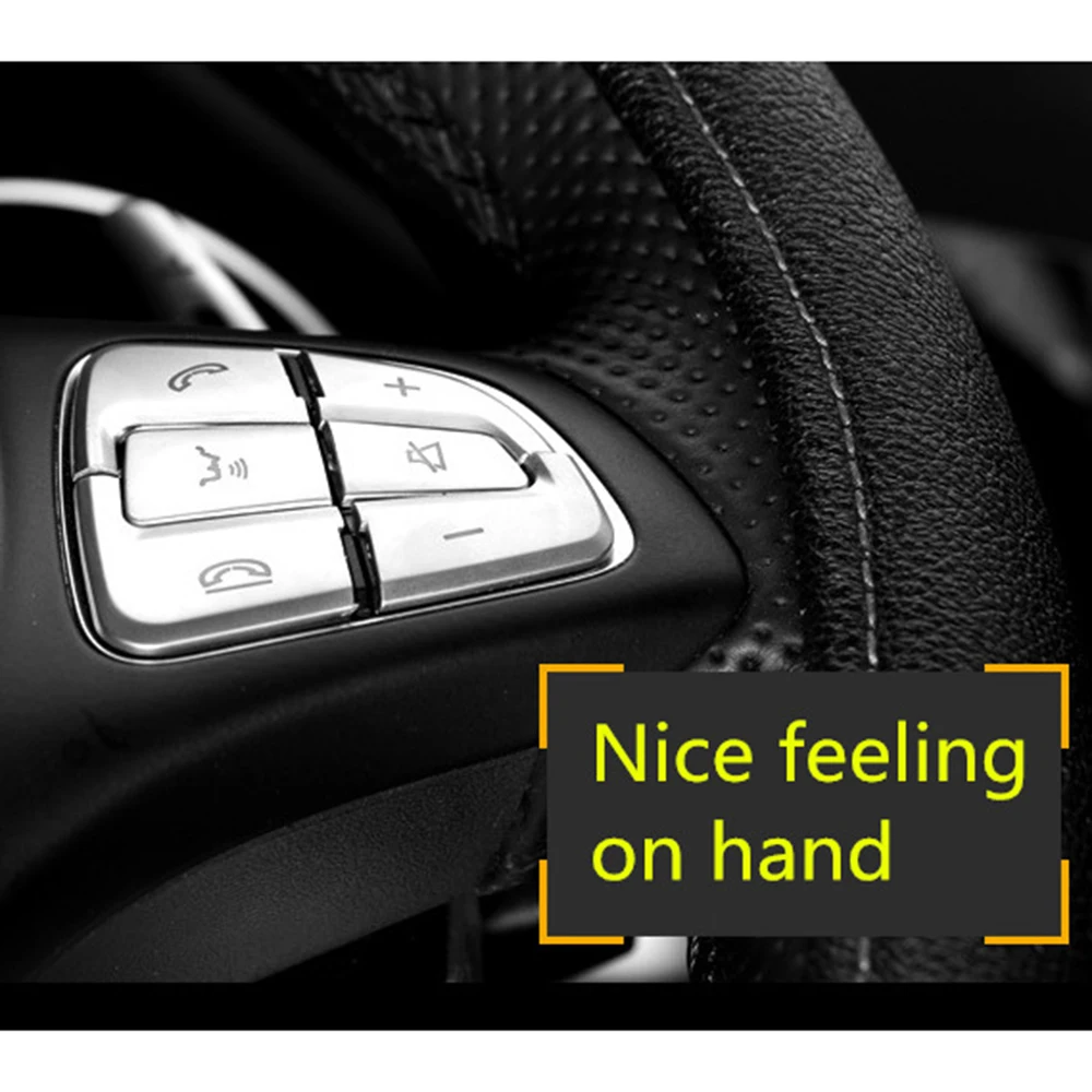 

12pcs Button Cover For Benz GLE W166 Coupe C292 2015-17 ABS Trim Replacement Part Hot