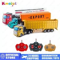 148 remote control construction truck heavy transport truck big van dump dumper transporter container car toys for boys