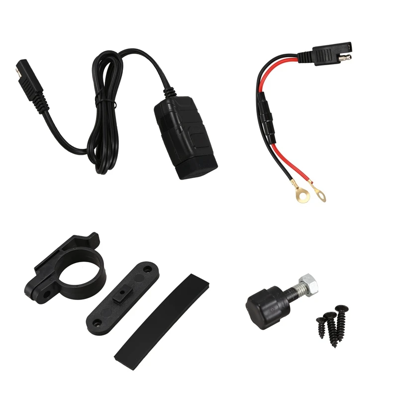 Водонепроницаемый Quick Charge 12V зарядное устройство для телефона двойной QC3.0 DIN