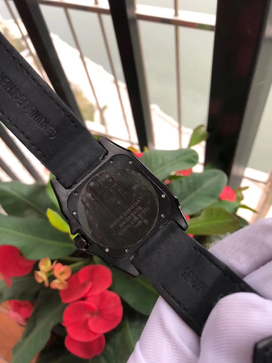 

Classic New Men Automatic Mechanical Rose Gold Black Brown Leather Sapphire 100XL Stainless Steel Watch Iced Diamond Sport