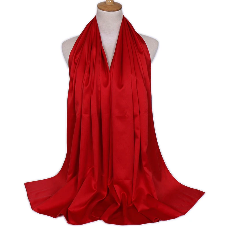 

SHUANGR Women plain bubble chiffon scarf hijab wrap printe solid color shawls headband muslim hijabs scarves/scarf