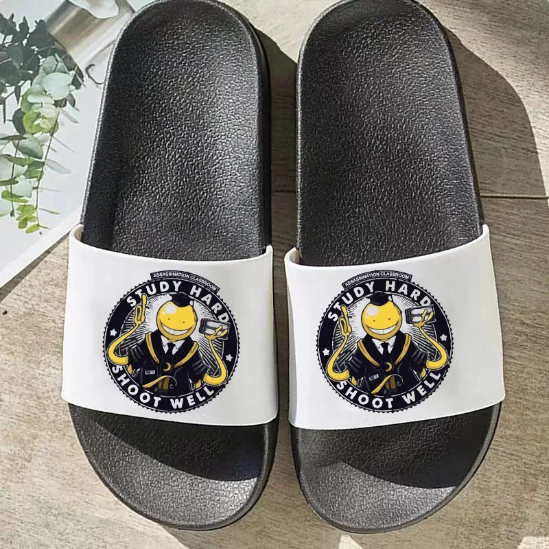 

Anime Assassination Classroom Printed Women Slippers Cartoon Slippers Summer Sandals Non-Slip Flat Girls Bathroom Flip Flop
