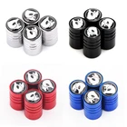 4 шт., алюминиевые колпачки на клапаны автомобильных шин