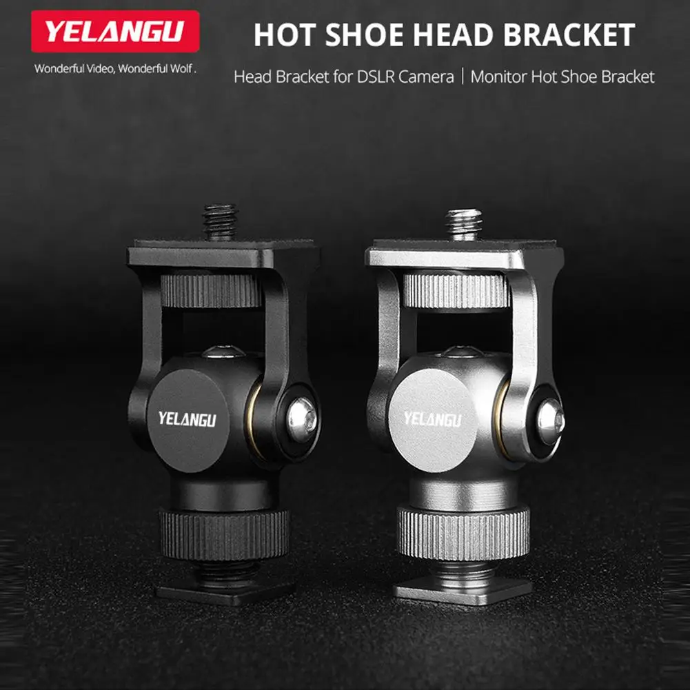 YELANGU SLR Камера Gimbal фиксированный кронштейн держатель с 1/4 Горячий башмак