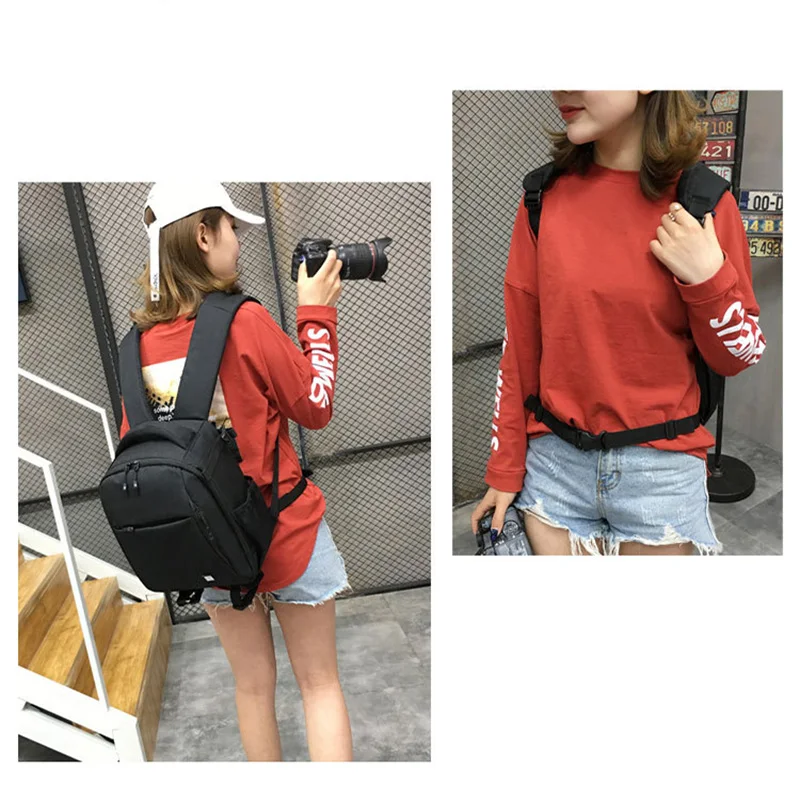 new arrival photography backpack with comparment usb charger shoulder bag for dslr digital cameras lens tripod acessories free global shipping