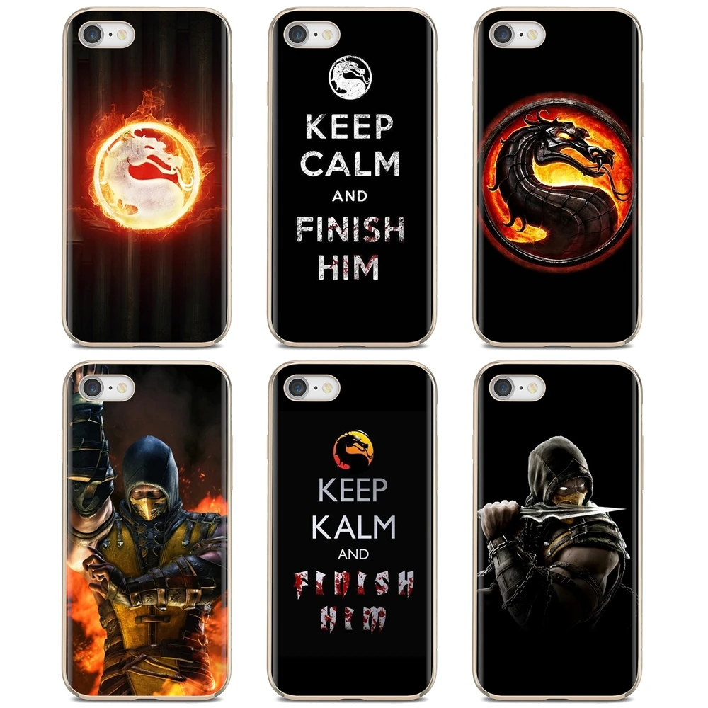 Мягкий чехол для телефона с изображением скорпиона в Mortal Kombat X маска iPhone iPod Touch 11 12