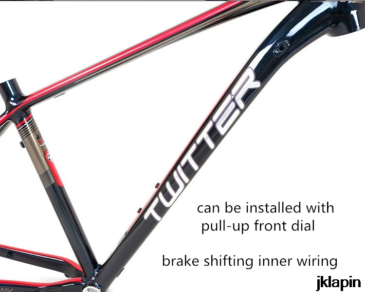 Черный Hawk Pro MTB горный велосипед рама из алюминиевого сплава XC внедорожная УФ наклейка 27,5/29 дюймов велосипедная Рама