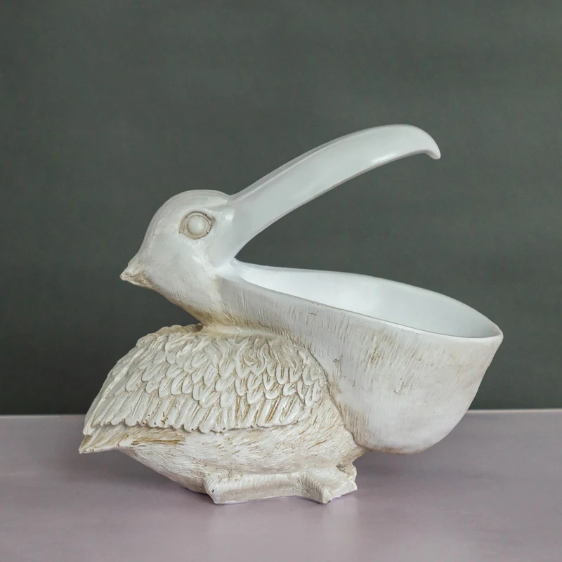 Статуэтка Pelican из смолы декоративный держатель для ключей скульптура в виде