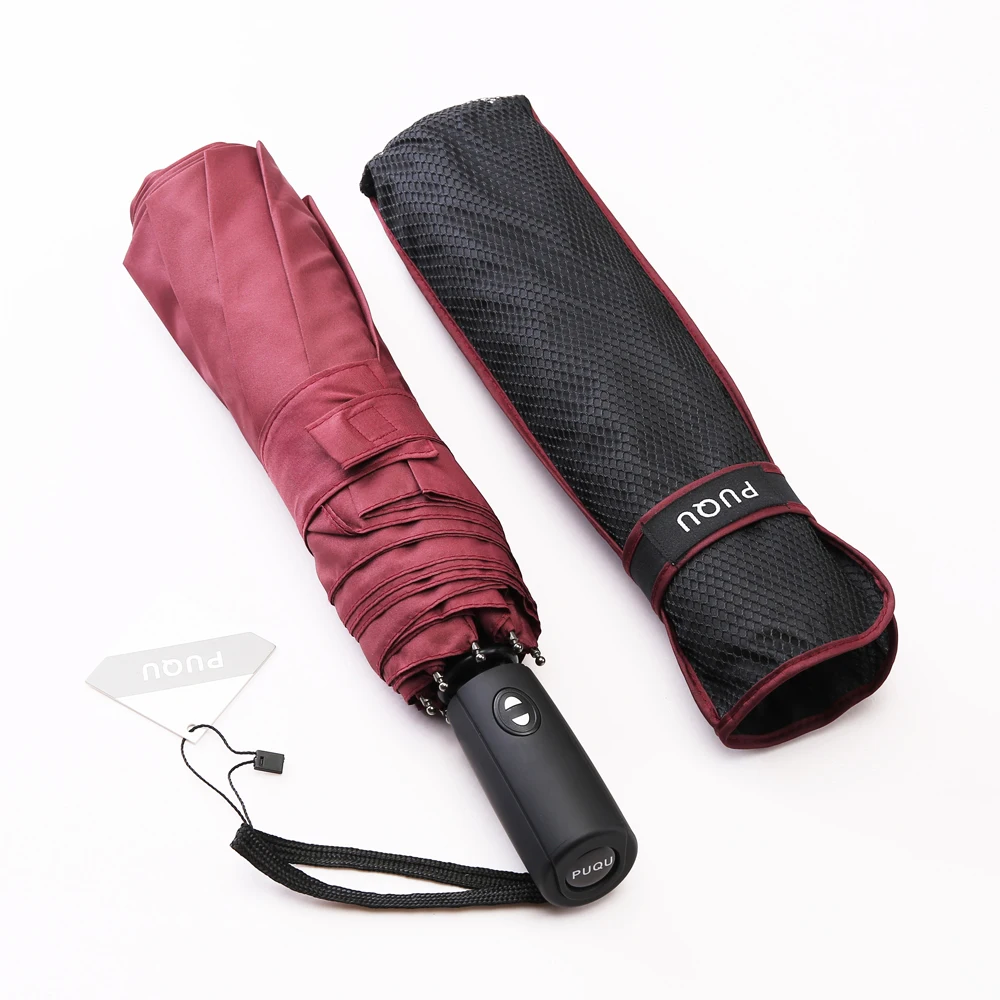 Ветростойкий складной автоматический зонт дождь для женщин авто Роскошные