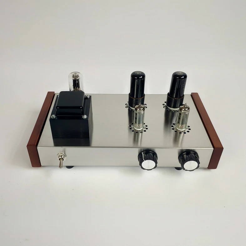 DIY Hi Fi 6J4 + 6P6P трубка набор предусилителя/готовая версия вакуумная Preamp с поддержкой