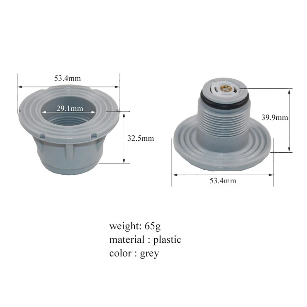 ПРОЧНЫЙ ВИНТОВОЙ ЗАМОК КЛАПАНА БЕЗОПАСНОСТИ ДЛЯ НАДУВНОЙ КАЯКА, ЛОДКИ ИЗ ПВХ-МАТЕРИАЛА, КАНОЭ. КРЕПКИЙ, УСТОЙЧИВЫЙ КОРРОЗИИ.