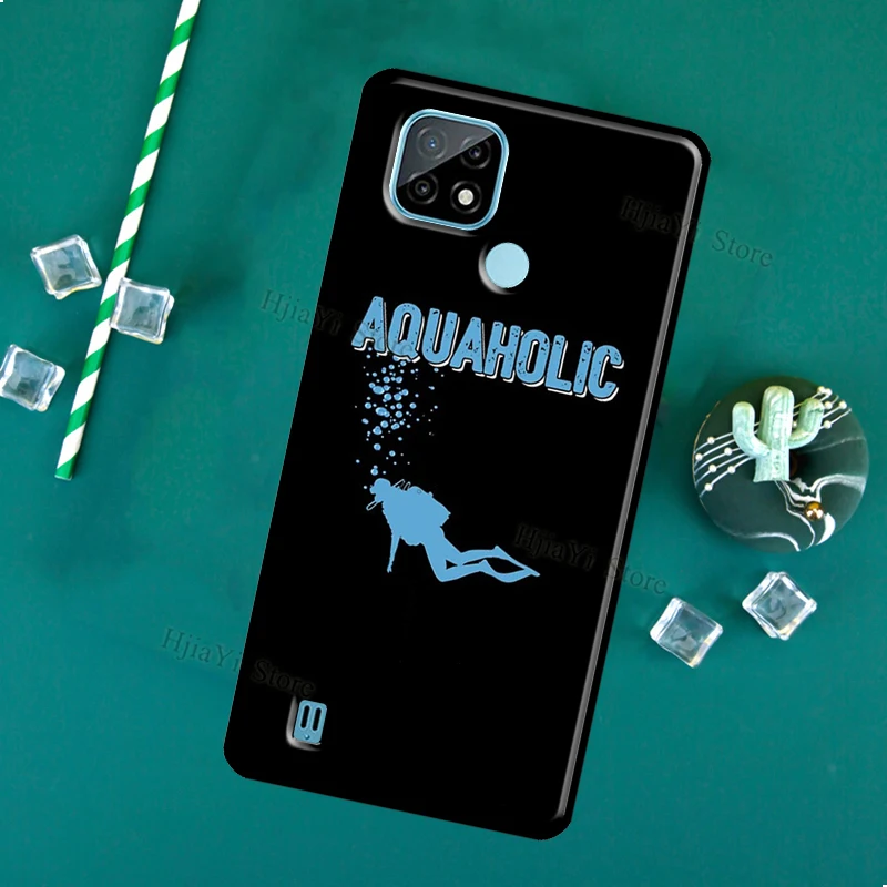 Чехол для дайвинга с аквалангом OnePlus 9 10 Pro 8T Nord2 9R чехол OPPO Realme 8 8i 9i C21 GT Neo2 Master -