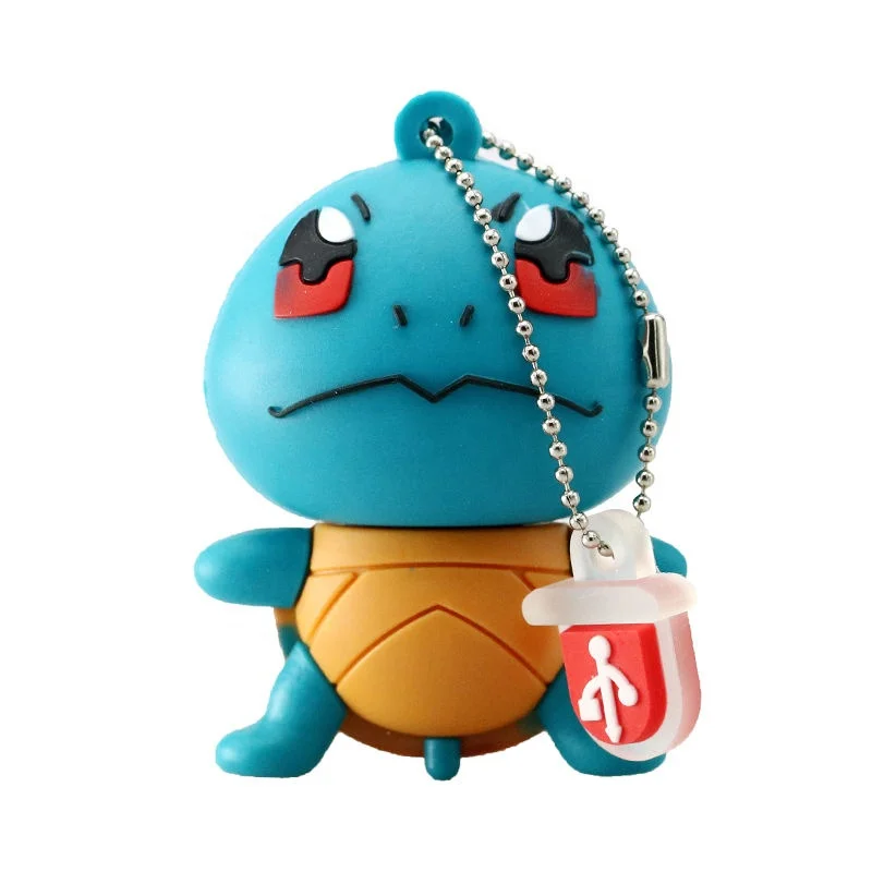 Usb флеш-накопитель Pokemon Pikachu 256 ГБ карта памяти с милым мультяшным рисунком 4G 8G 16 32 64
