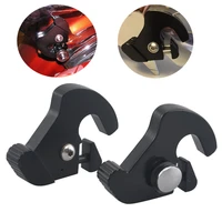 motorbike rotary sissy bar luggage rack docking latch clip kit for harley touring glide sportster xl softail black detachable