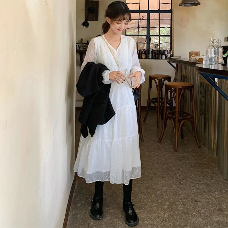 Женское Прозрачное платье-миди Mozuleva Белое мягкое приталенное платье на шнуровке