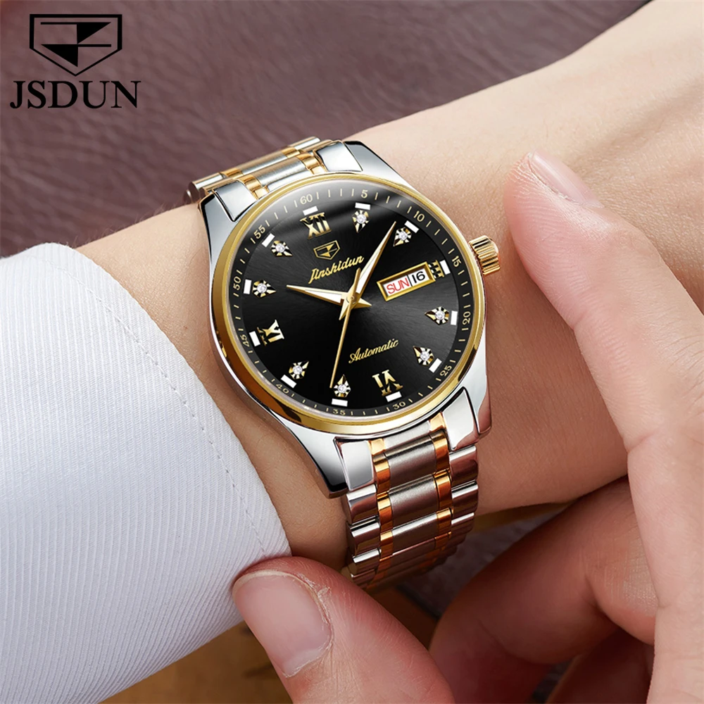 

Christmas Gift top brand luxury clock gifts sapphire classic automatic watch trending products men mechanical wristwatches