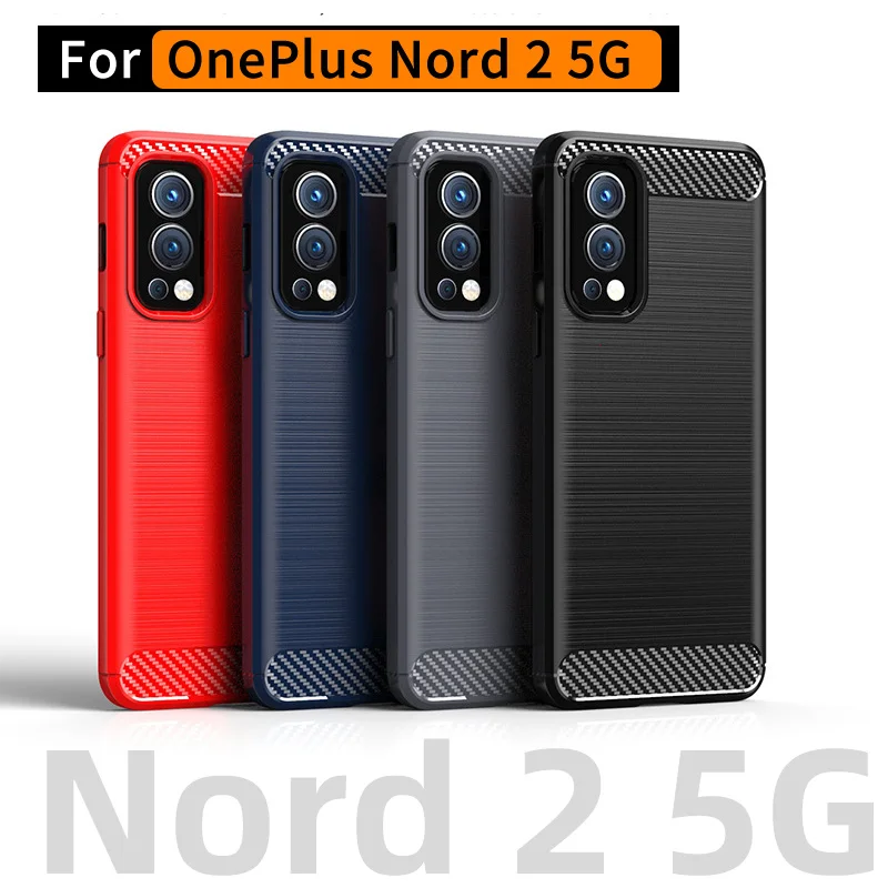 

Чехол для OnePlus Nord 2 5G, полноразмерный защитный чехол с защитой от падения, мягкий чехол