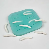 maggot grub mold for joke silicone mold hoax handmade prank worm mould diy pranks toys gift tools mischief novelty toys