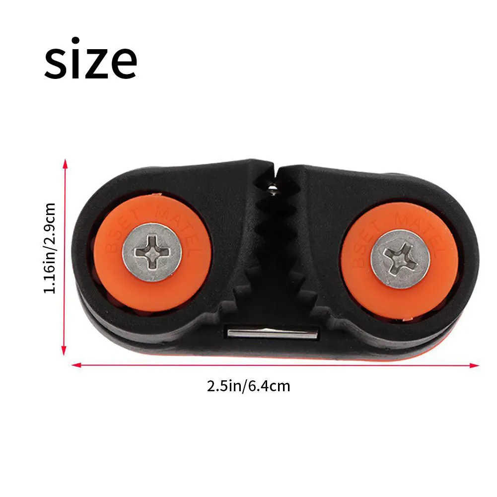 

Boat Fast Entry Cleats Canoe Kayak Aluminium Alloy Cleat Matic Fairlead 12mm Rope Kayak Boat Cam Cleat Marine Sailin Accessories