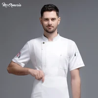 chef jacket wholesale head chef uniform restaurant hotel kitchen cooking clothes catering food service chef working clothes