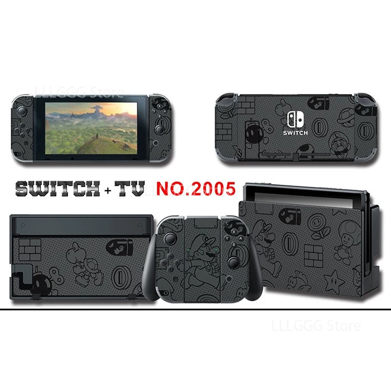 Наклейка из мультфильма Покемон Пикачу переключатель защитная оболочка Nintendo Switch