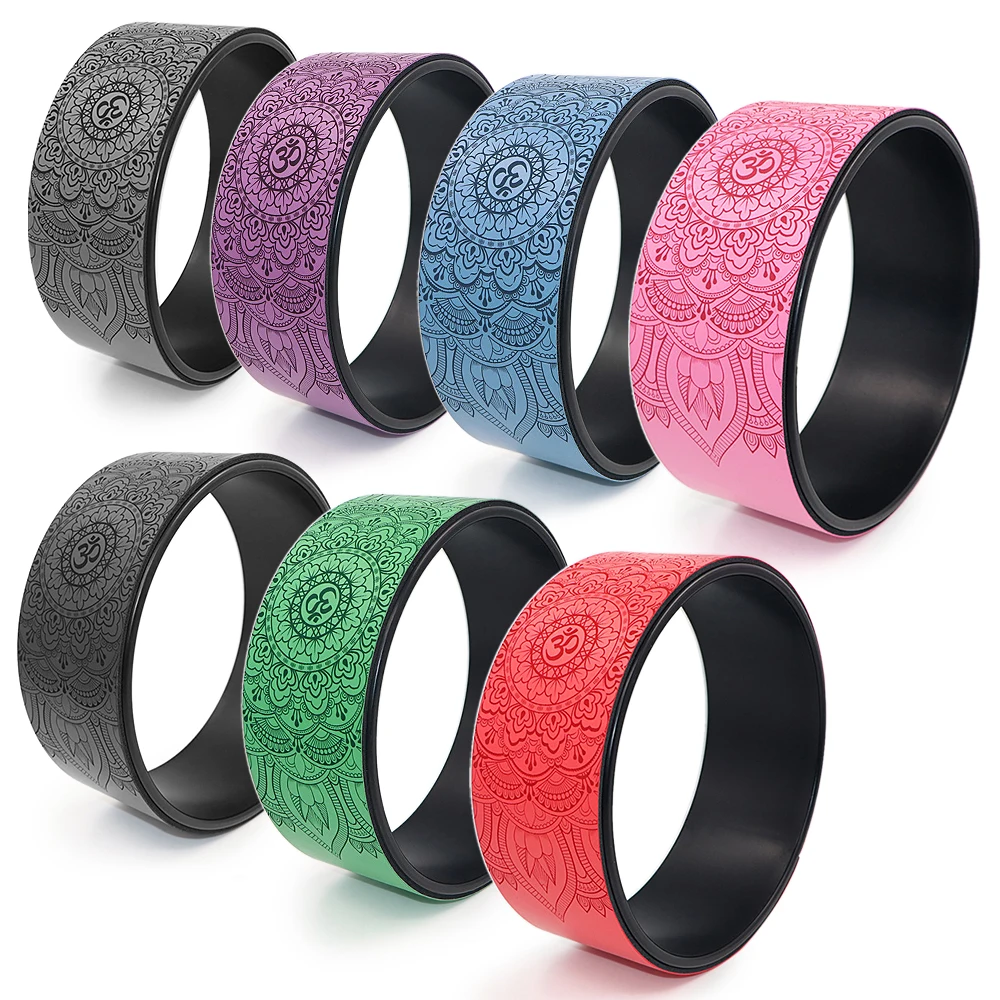 

Massage Yoga Wheel Waist Abdominal Fitness Gym Home Exercise Yoga Accessories Workout Yoga Wheel Roller Pilates Ring Equipment