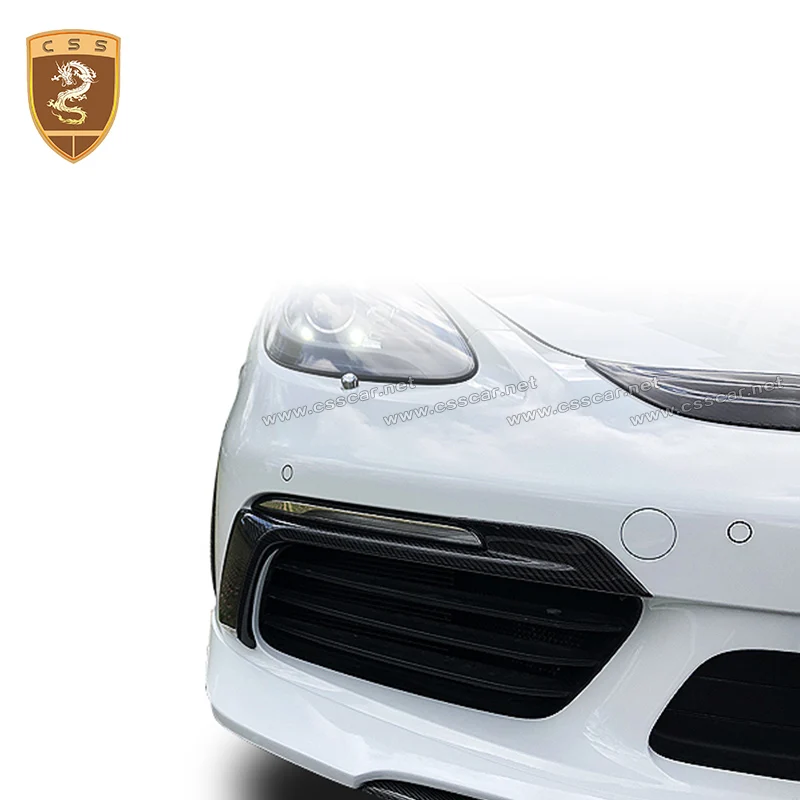 

For Porsche 718 Boxter Headlight Lamp Eyebrow Decorative Cover High Quality Carbon Fiber Material Headlight Covers Car Styling