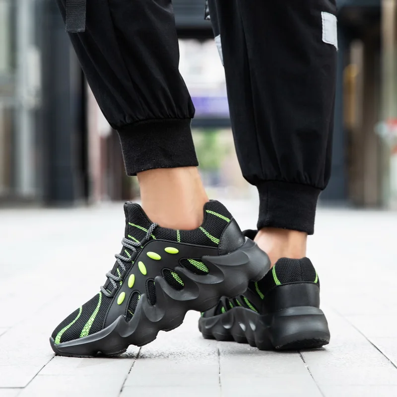 New Trend Street Chunky Sneakers Men Brand Volcanic bottom Running Shoes for Men Autumn Outdoor Casual Men Shoes Chaussure Homme