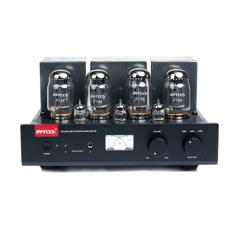 Douk аудио Hi-end Bluetooth стерео интегрированный KT88 Push-Pull вакуумный ламповый усилитель HiFi усилитель для наушников