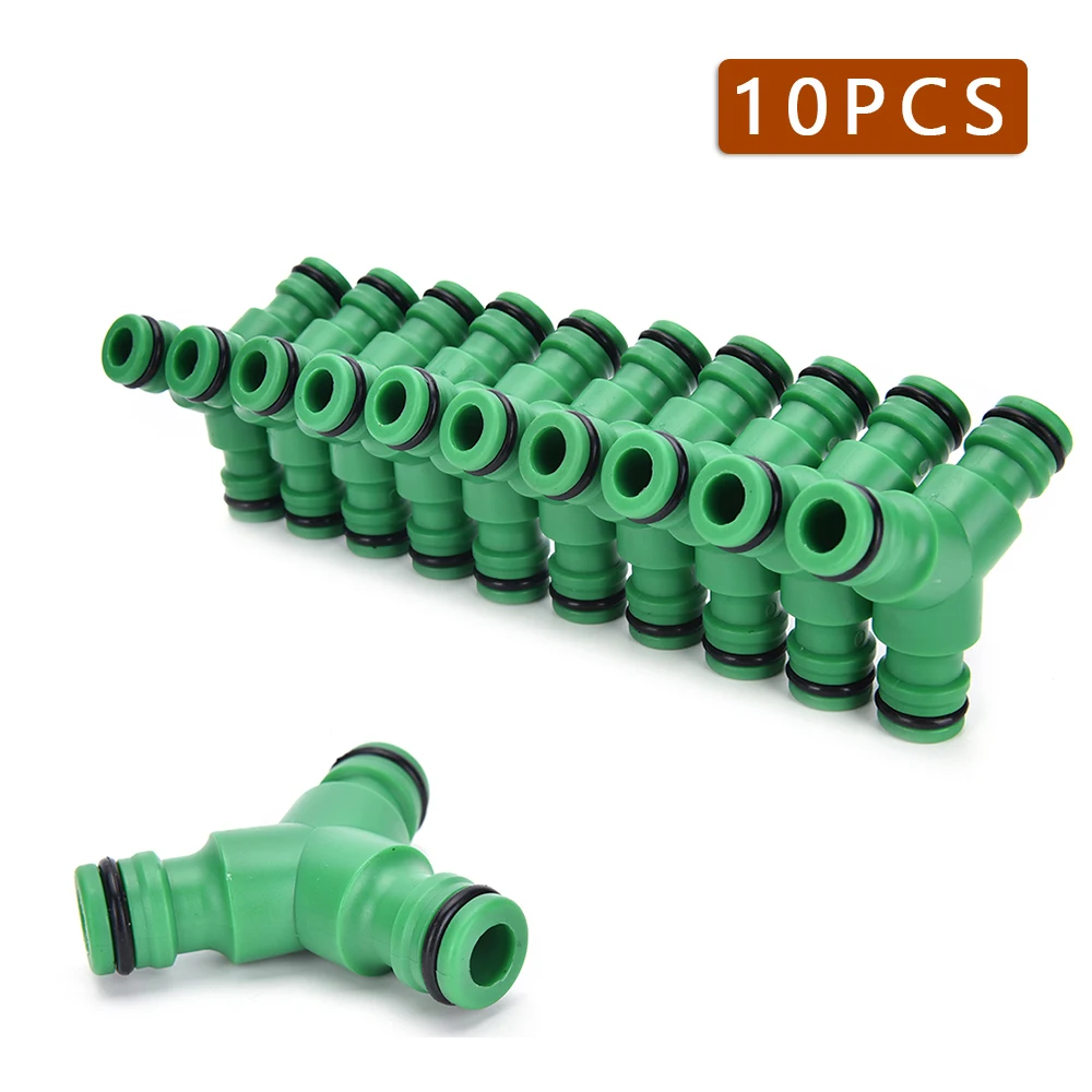 

Plastic Hose Connectors Low-carbon Irrigation system 10pcs 3-way Fittings