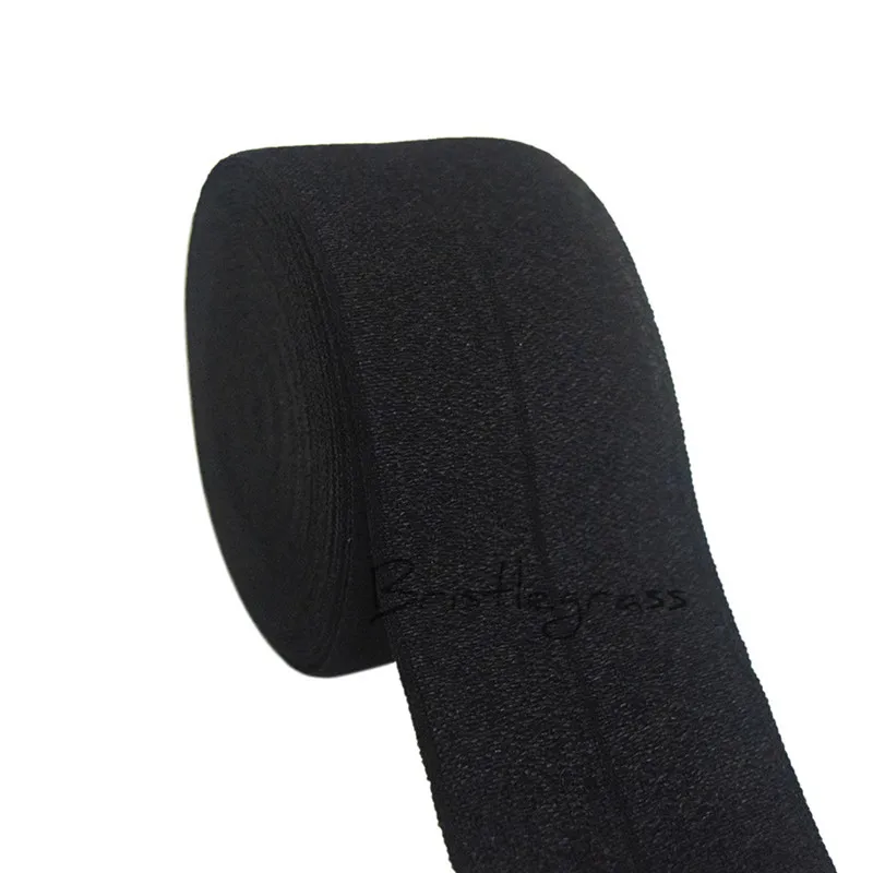 Щетина трава 100 ярдов в рулоне 1-1/2 &quot40 мм Твердый Блестящий FOE Foldover Elastics спандекс