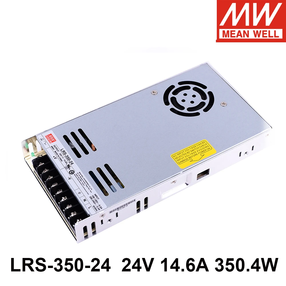 Импульсный источник питания Mean Well LRS-350-24 85-264 В переменного тока в постоянный ток 24